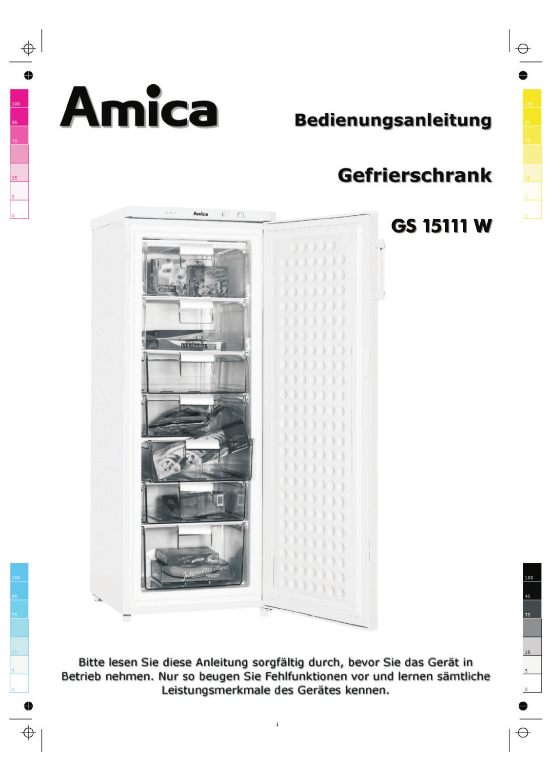 Amica GS 15111 User Manual