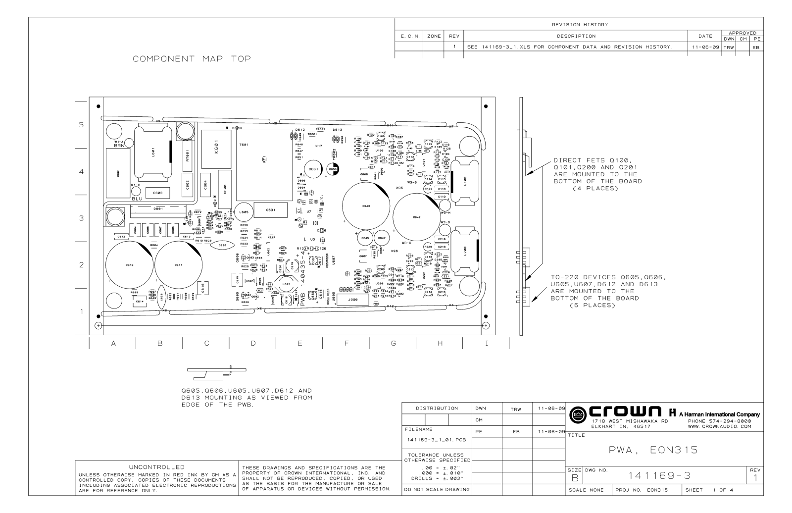 Crown EON-315 Service manual