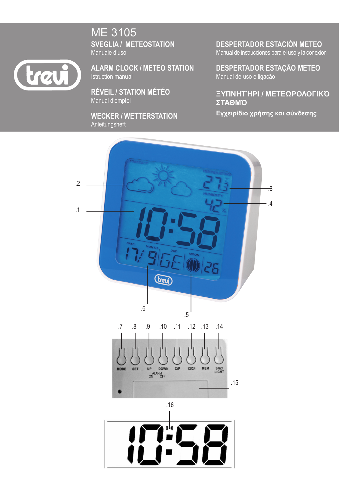 Trevi ME 3105 User Manual