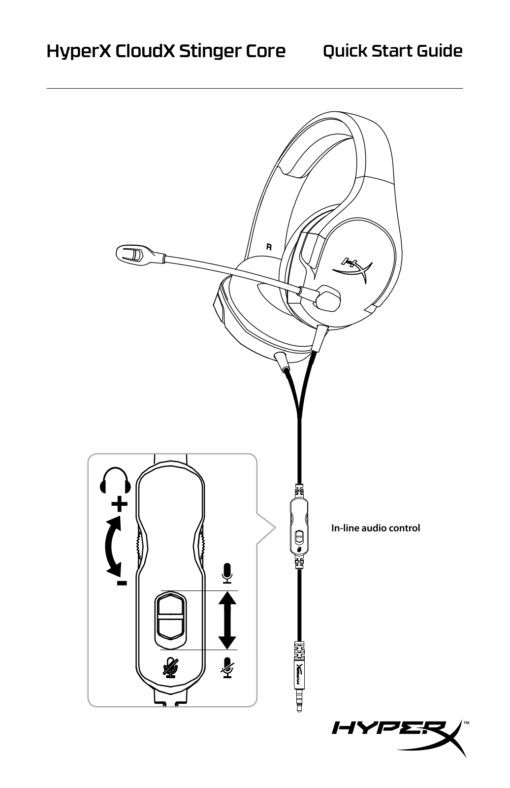 HyperX CloudX Stinger Core Quick Start Guide