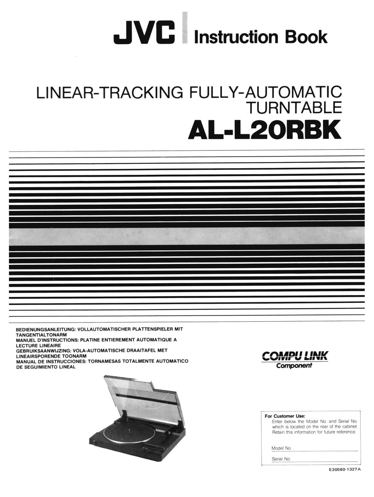 Jvc AL-L20-RBK Owners Manual