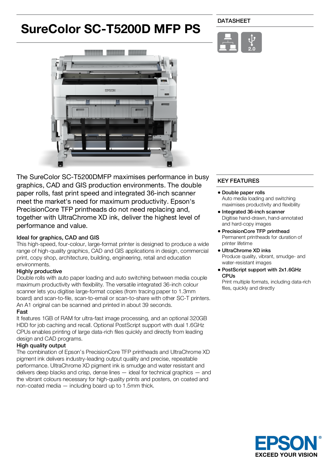 Epson SC-T5200D MFP PS User Manual