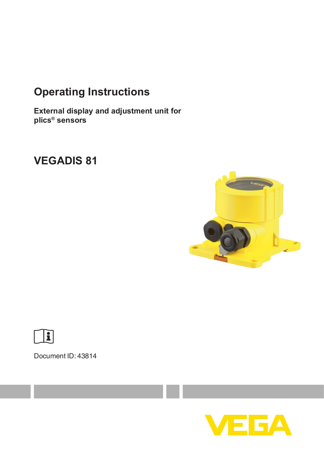 VEGA DIS81 User Manual