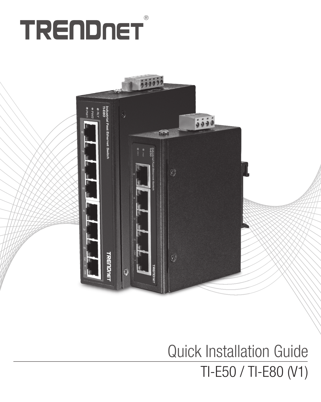 Trendnet TI-E80, TI-E50 Quick Installation Guide