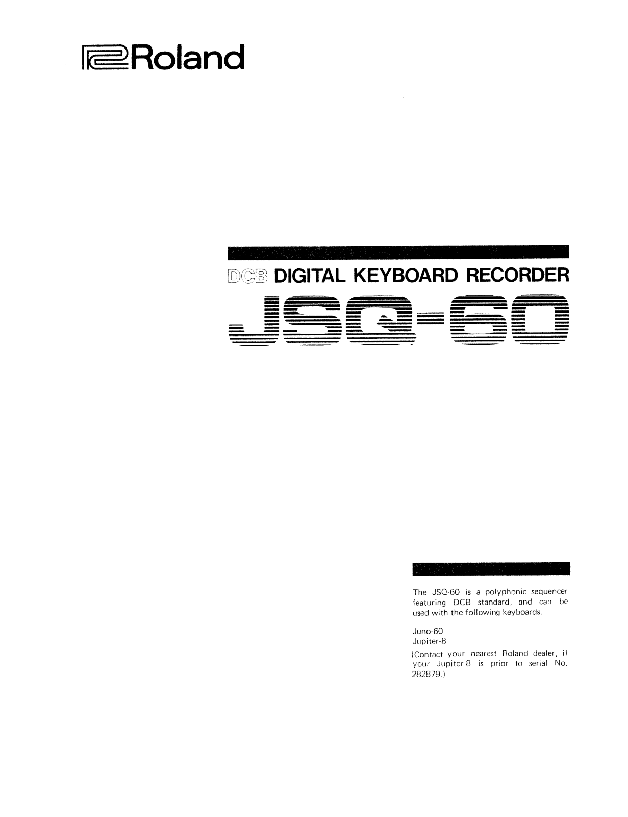 Roland JSQ-60 User Manual