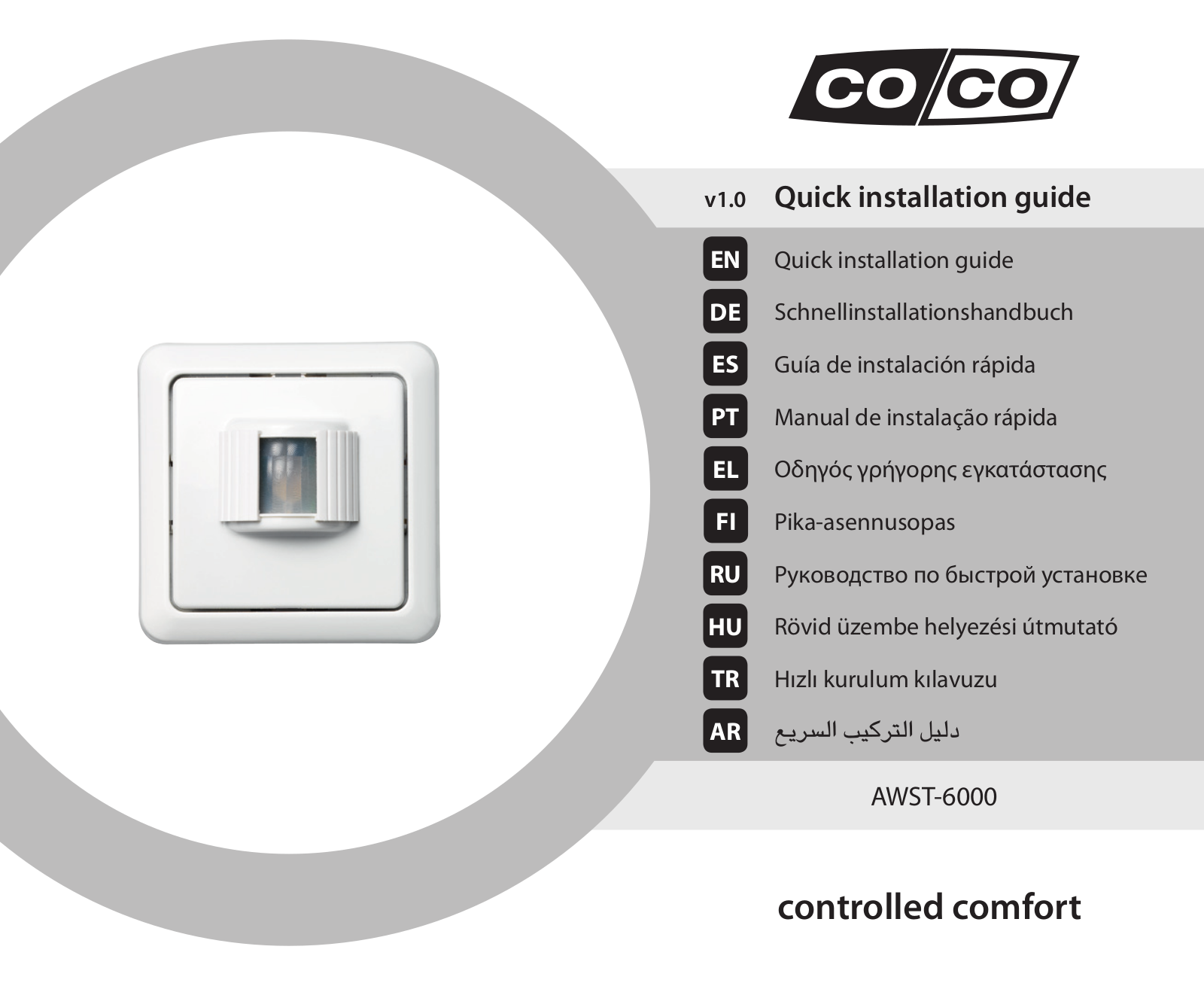 Coco AWST-6000 User Manual