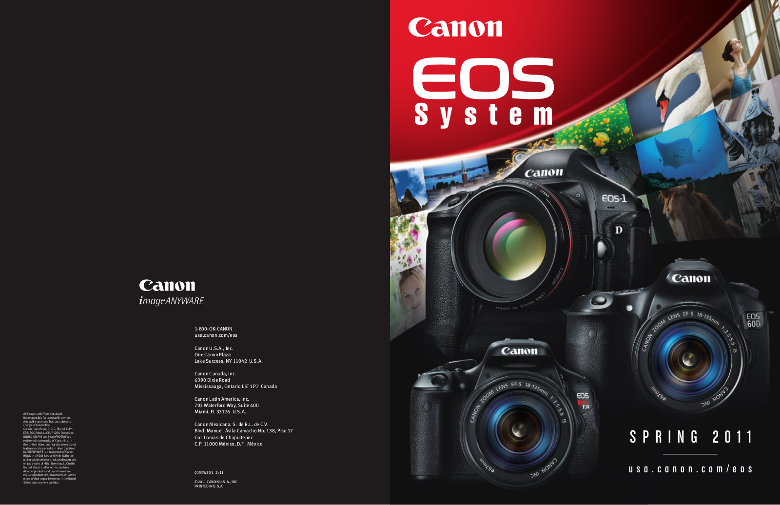 Canon EOS Rebel T1i EF-S 18-55, EOS Rebel T2i, EOS Rebel T2i EF-S 18-55, EOS Rebel T3 18-55, EOS Rebel T3i 18-135 System Brochure