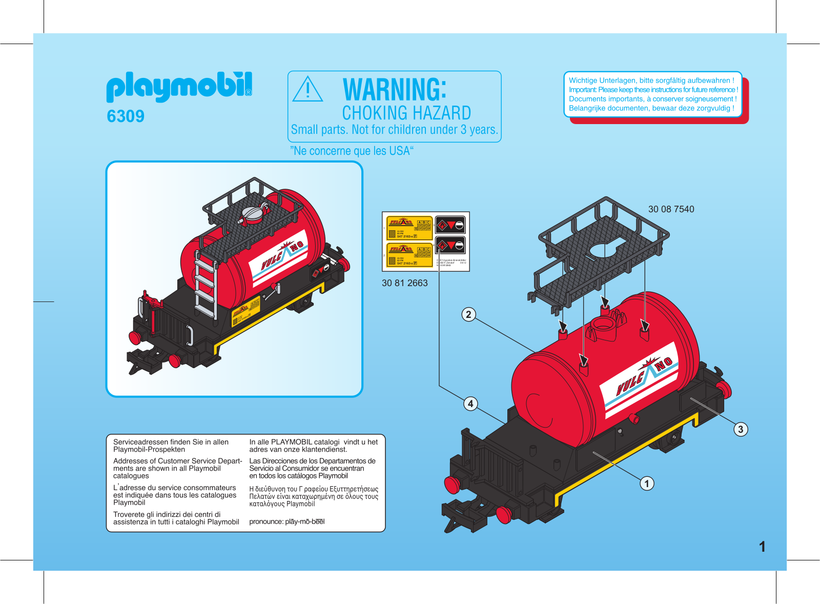 Playmobil 6309 Instructions