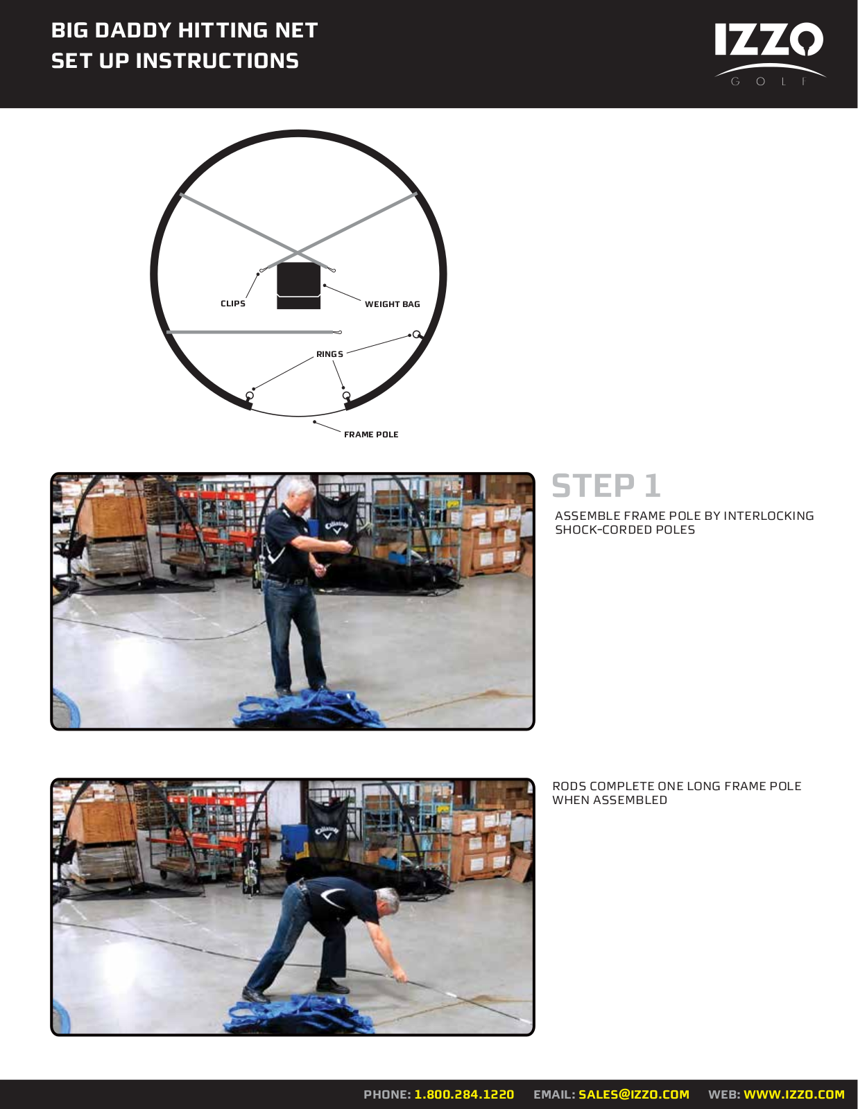 Izzo Golf home-on-the-range User Manual