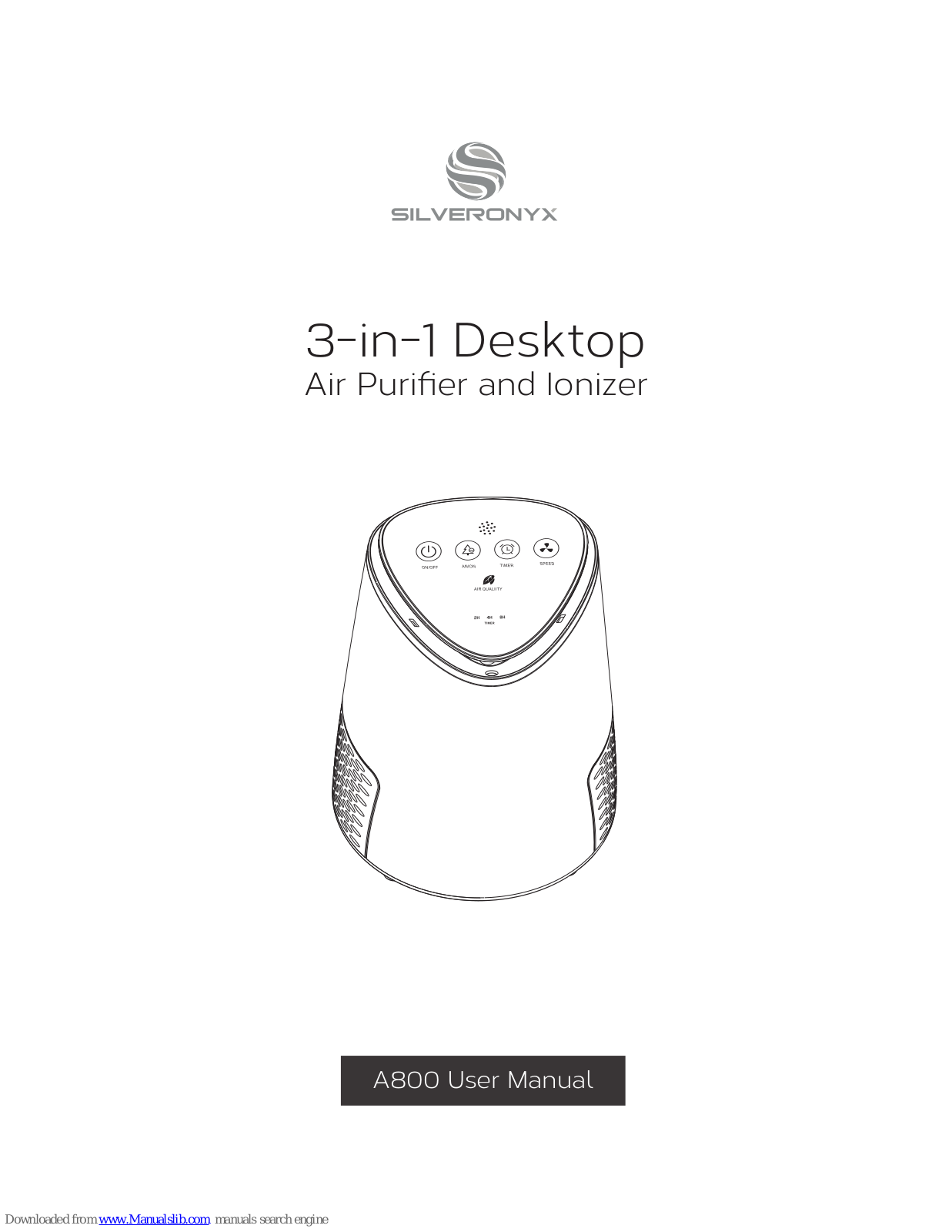SilverOnyx A800 User Manual