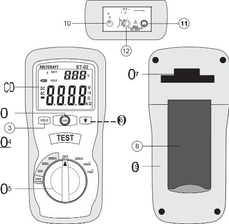 VOLTCRAFT ET-02 User guide