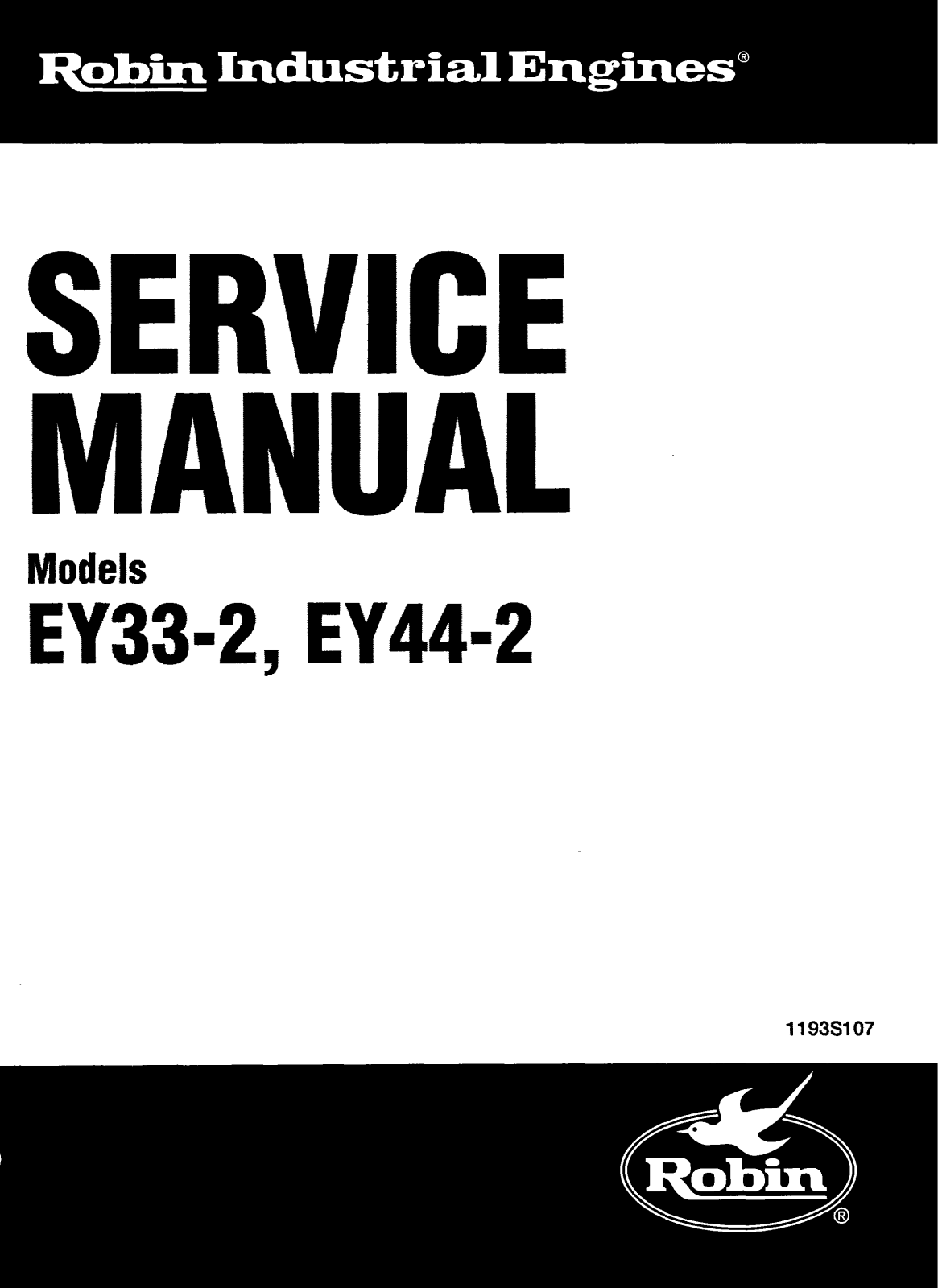 Subaru Robin Power Products EY44-2, EY33-2 User Manual - ManualMachine.com