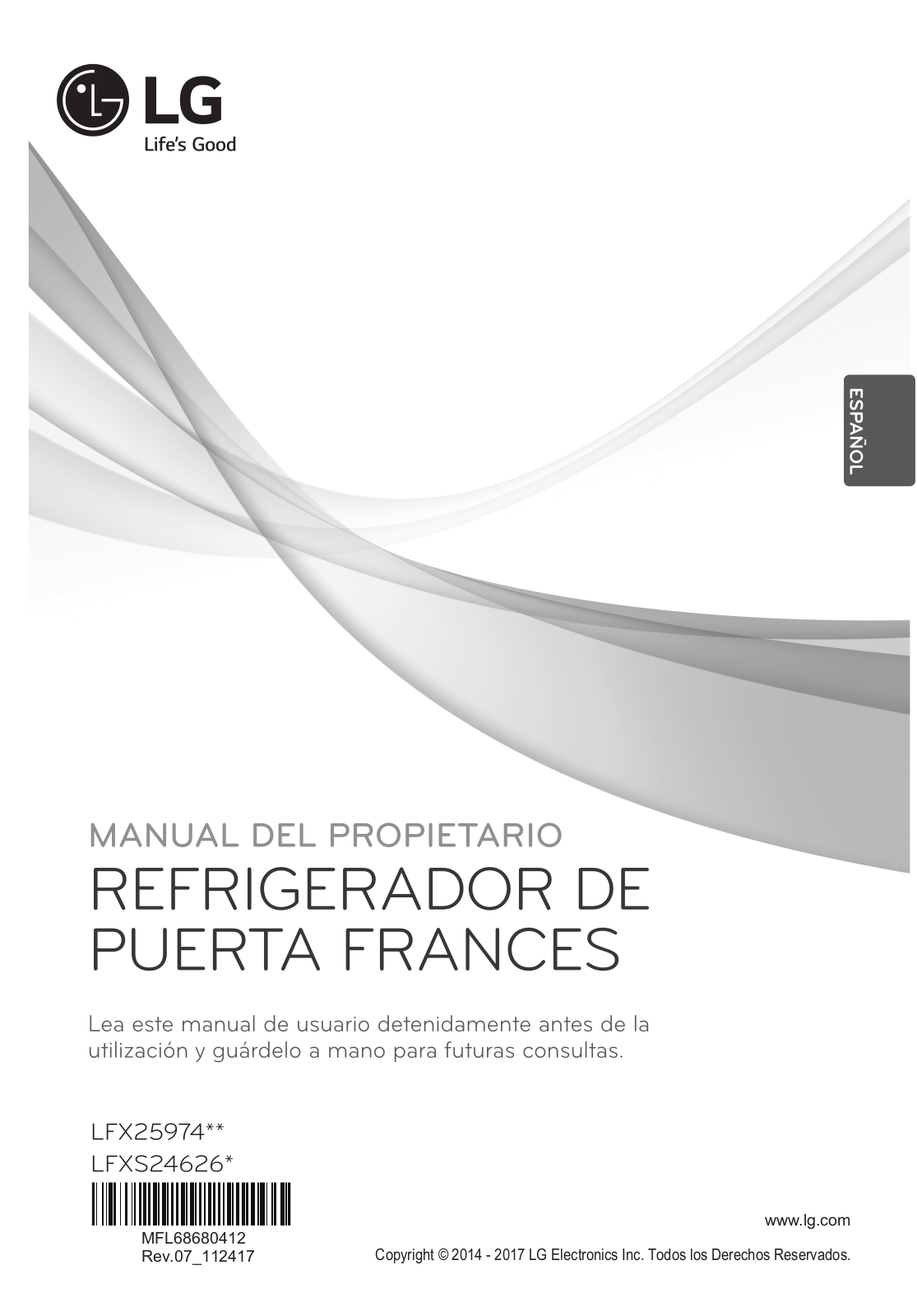 Lg LFX25974SB Owners Manual