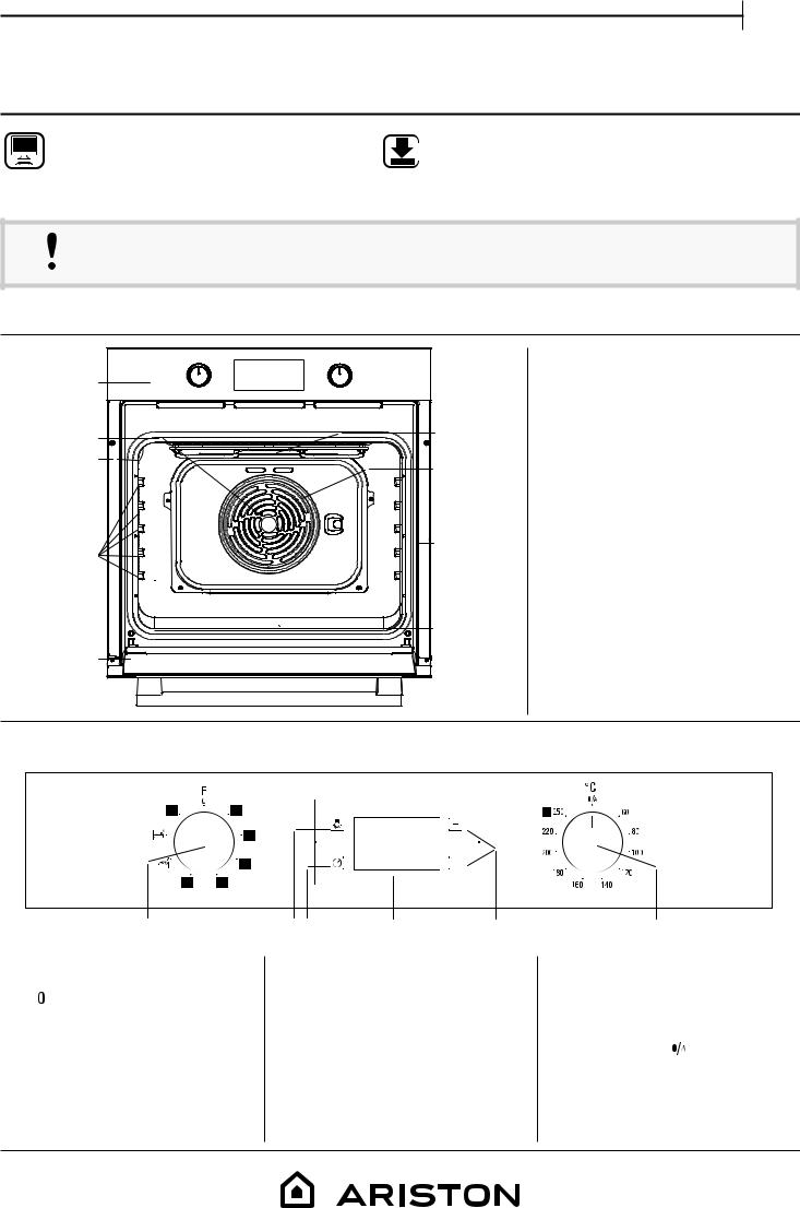 ARISTON FA3 544 C IX A CN Daily Reference Guide