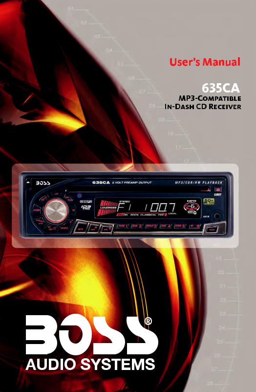 Boss Audio 635CA User Manual