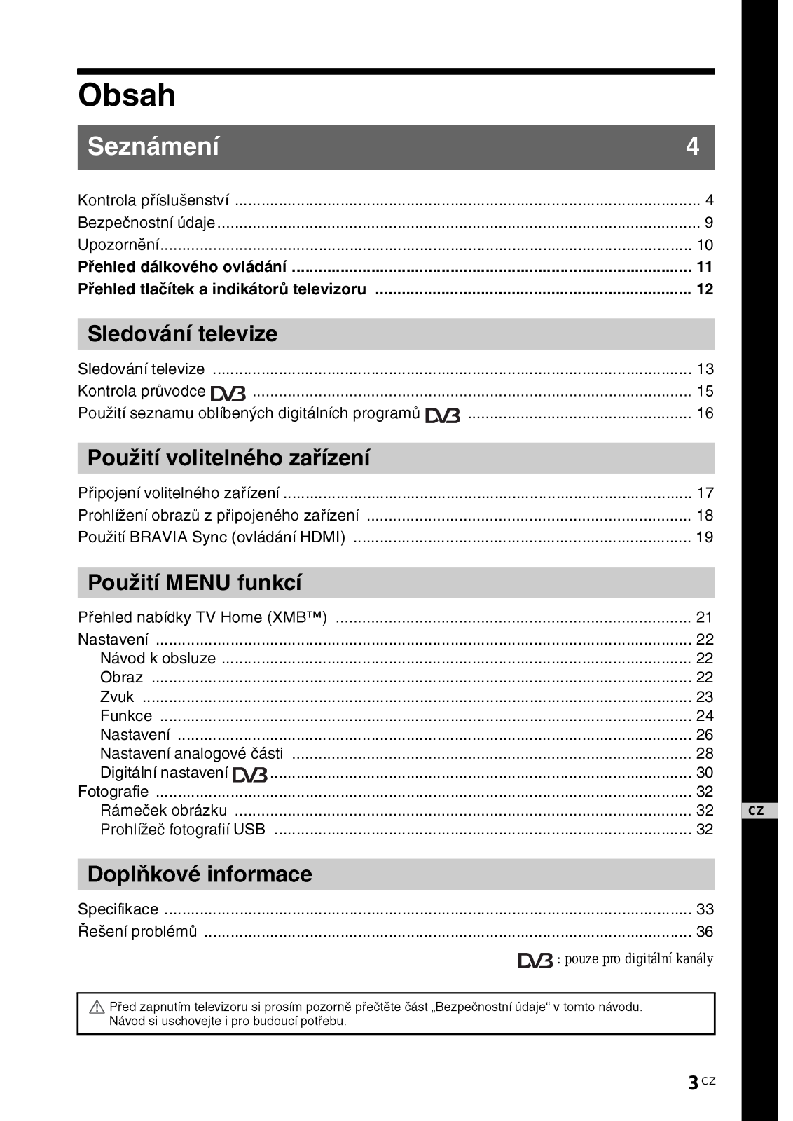 Sony KDL-26E4030, KDL-40E4030, KDL-26E4000, KDL-40E4000, KDL-32E4020 User Manual