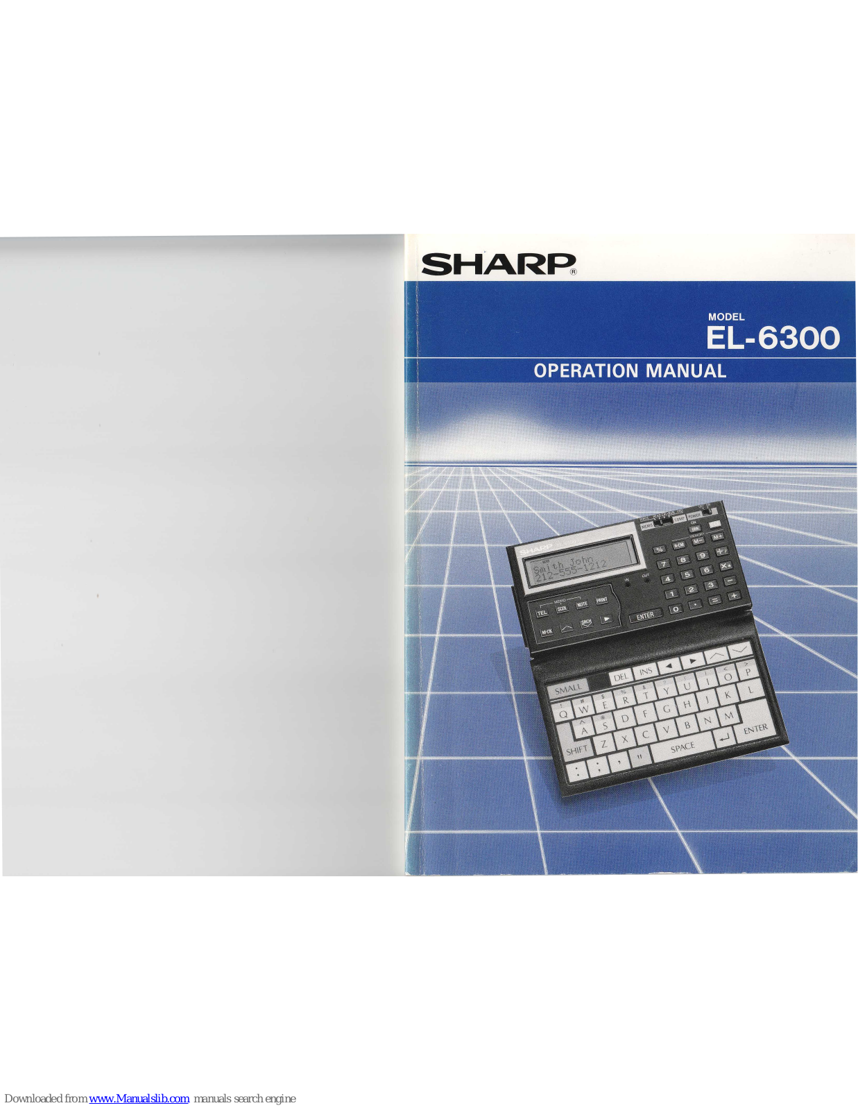 Sharp EL6300 Operation Manual - ManualMachine.com