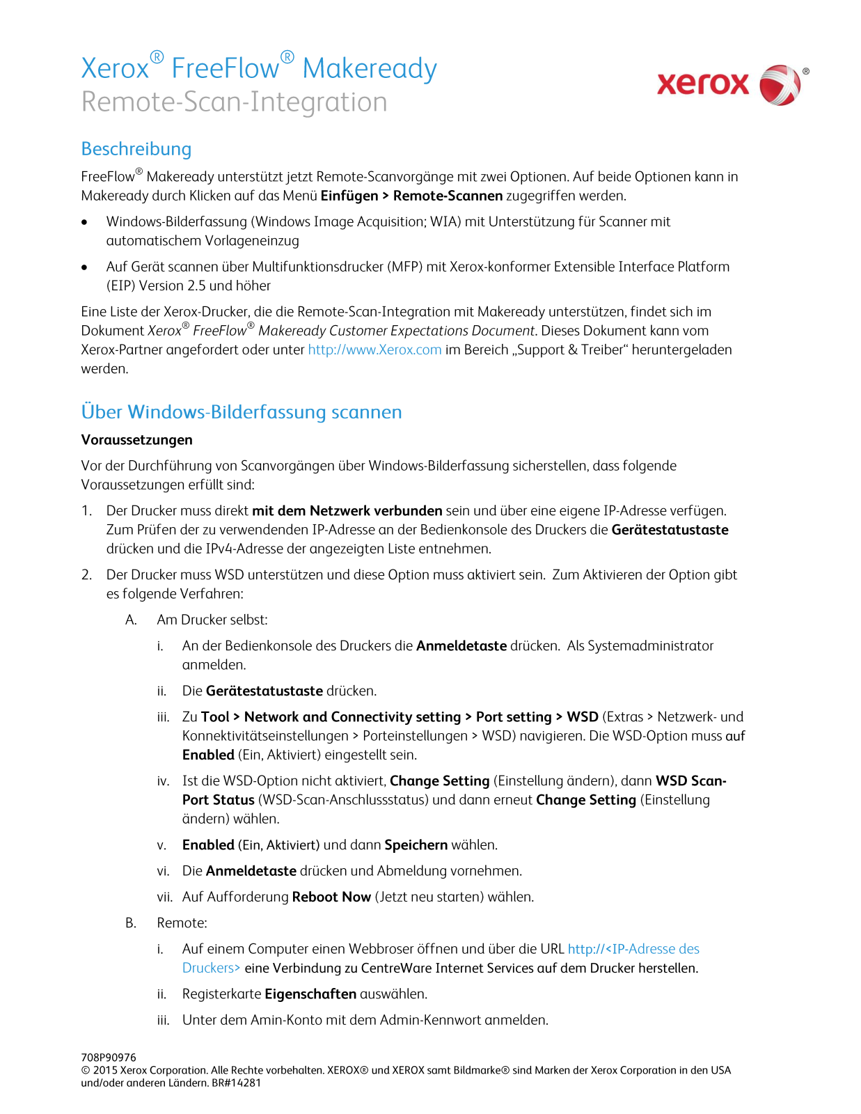 Xerox FreeFlow Makeready Reference Guide