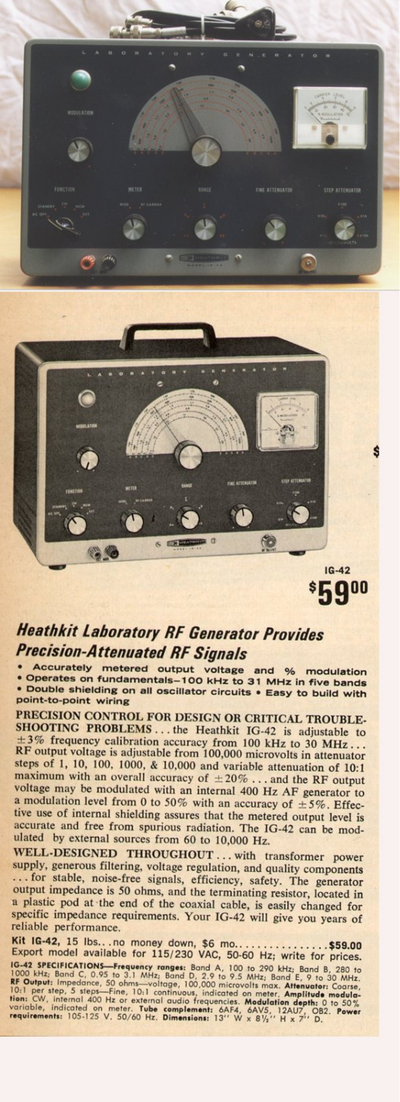 Heath Company IG-42 Schematic