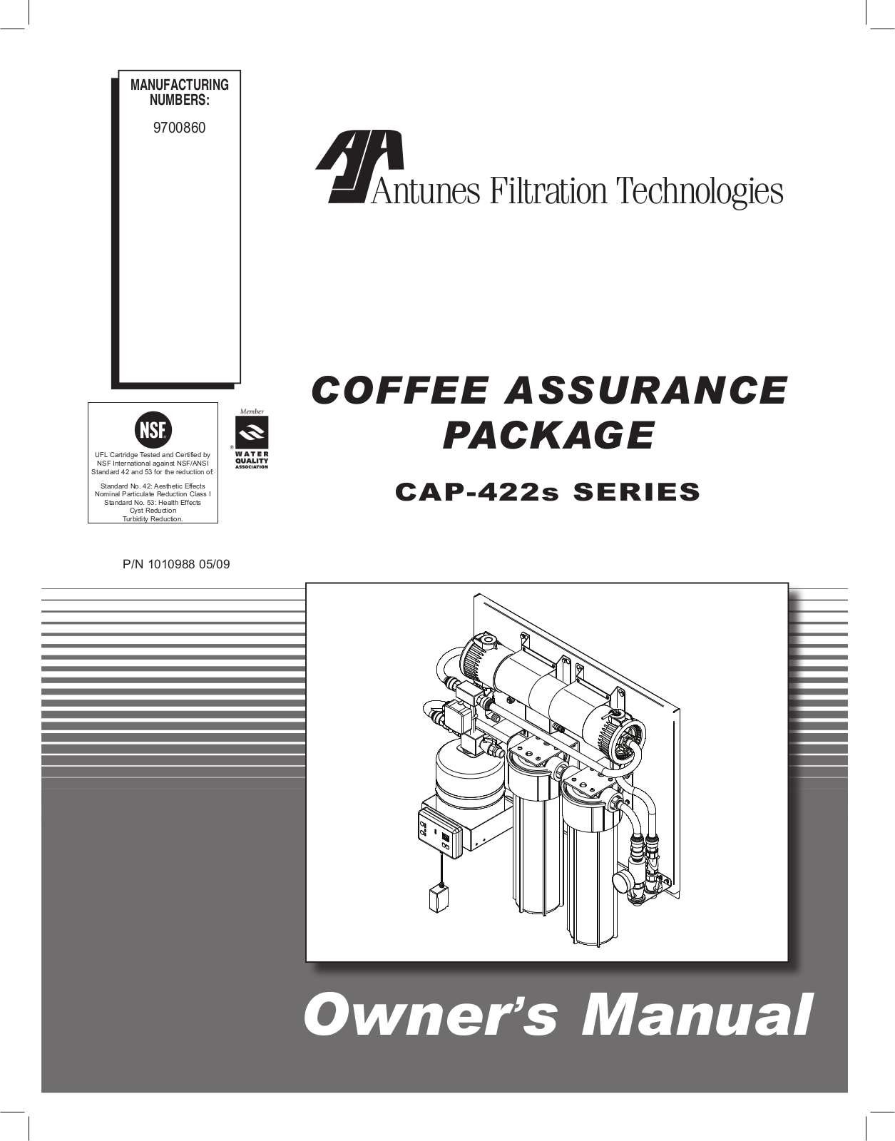 Antunes CAP-422S Installation Manual