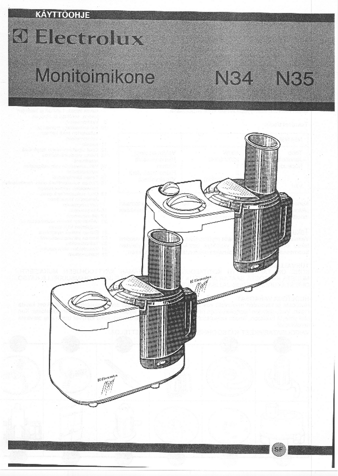 AEG N35, N34 User Manual