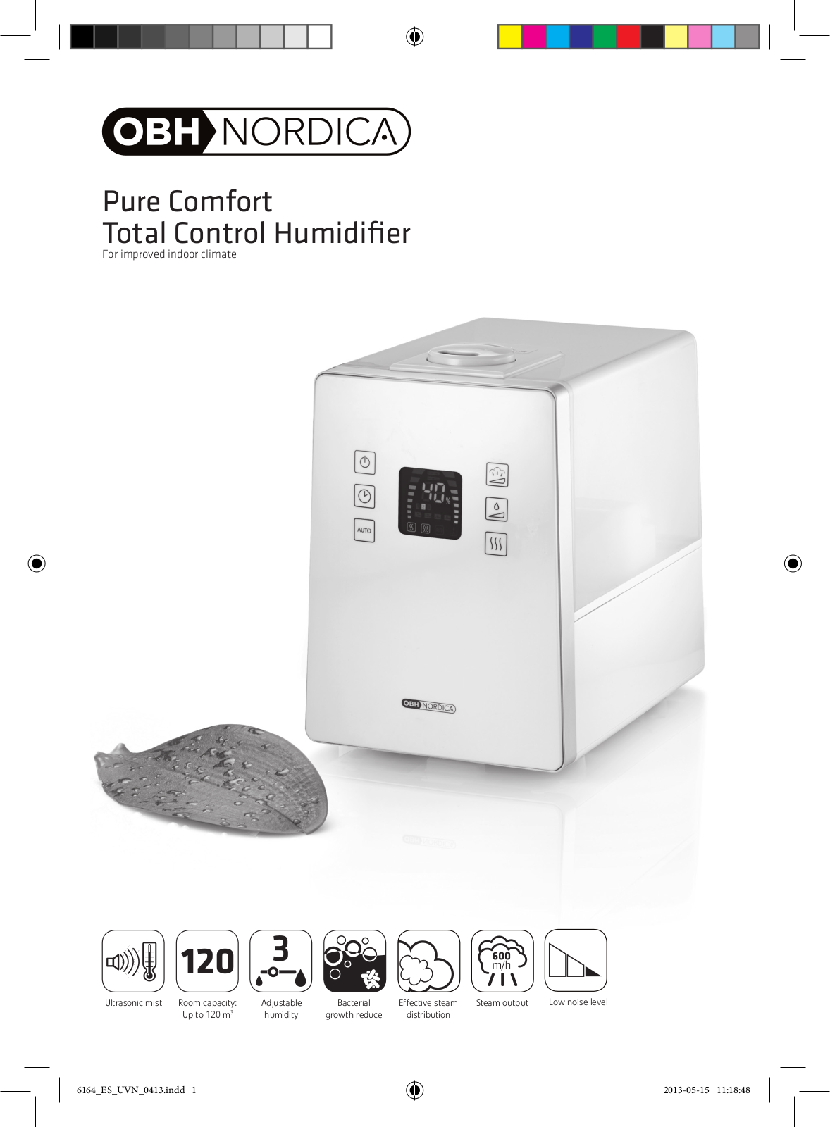 OBH Nordica Total Control Ultrasonic User Manual