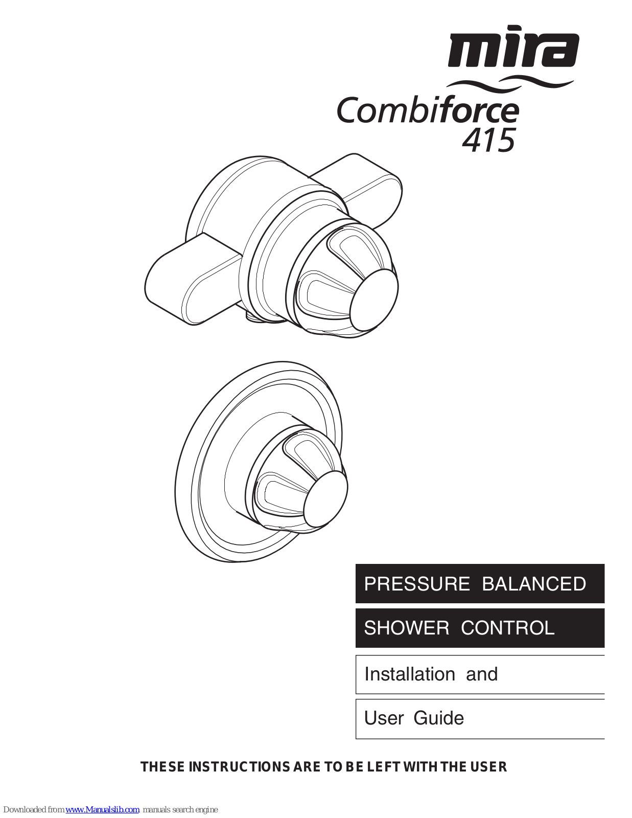 Mira Combiforce 415 Installation Manual