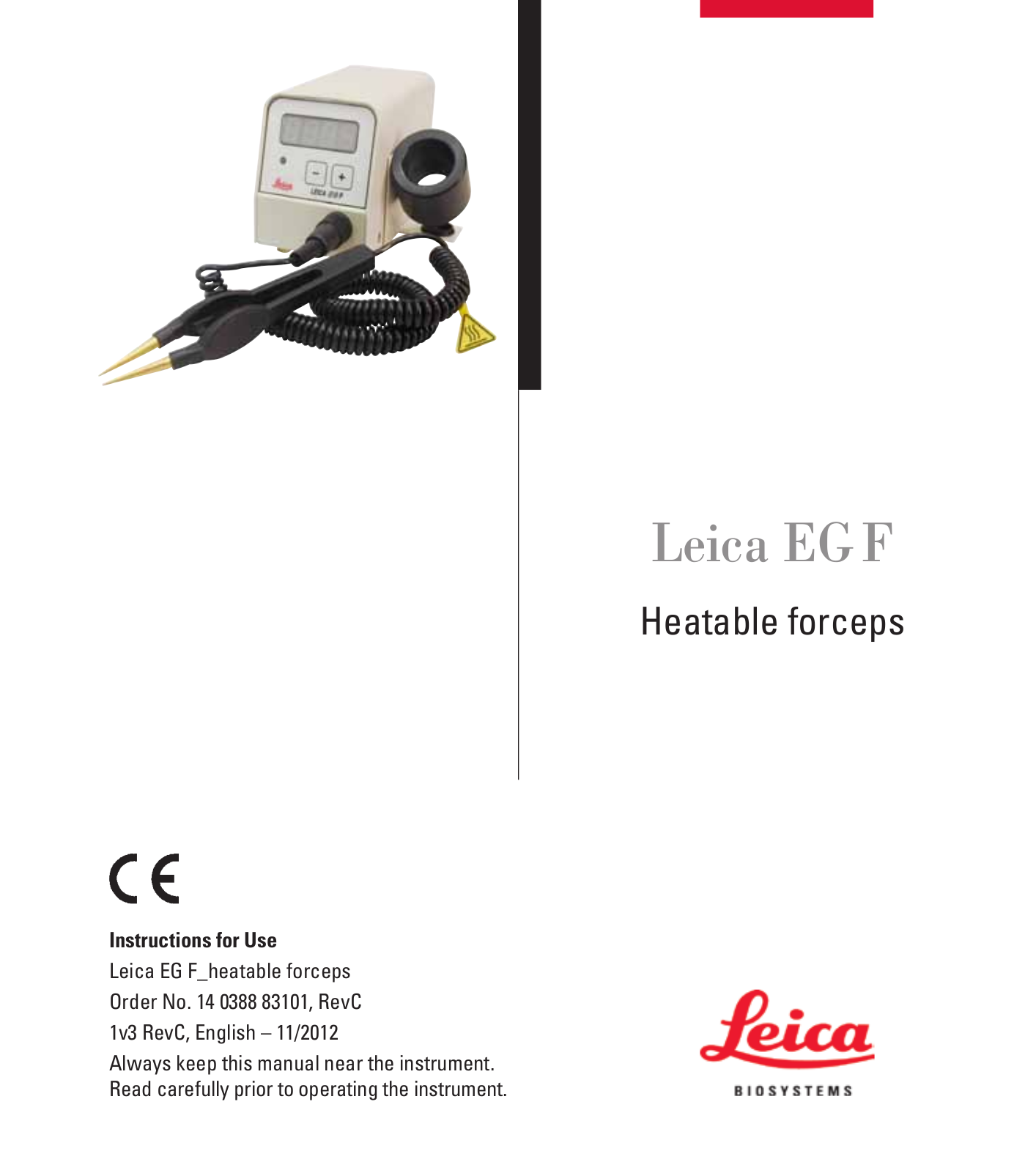 Leica EG F User Manual