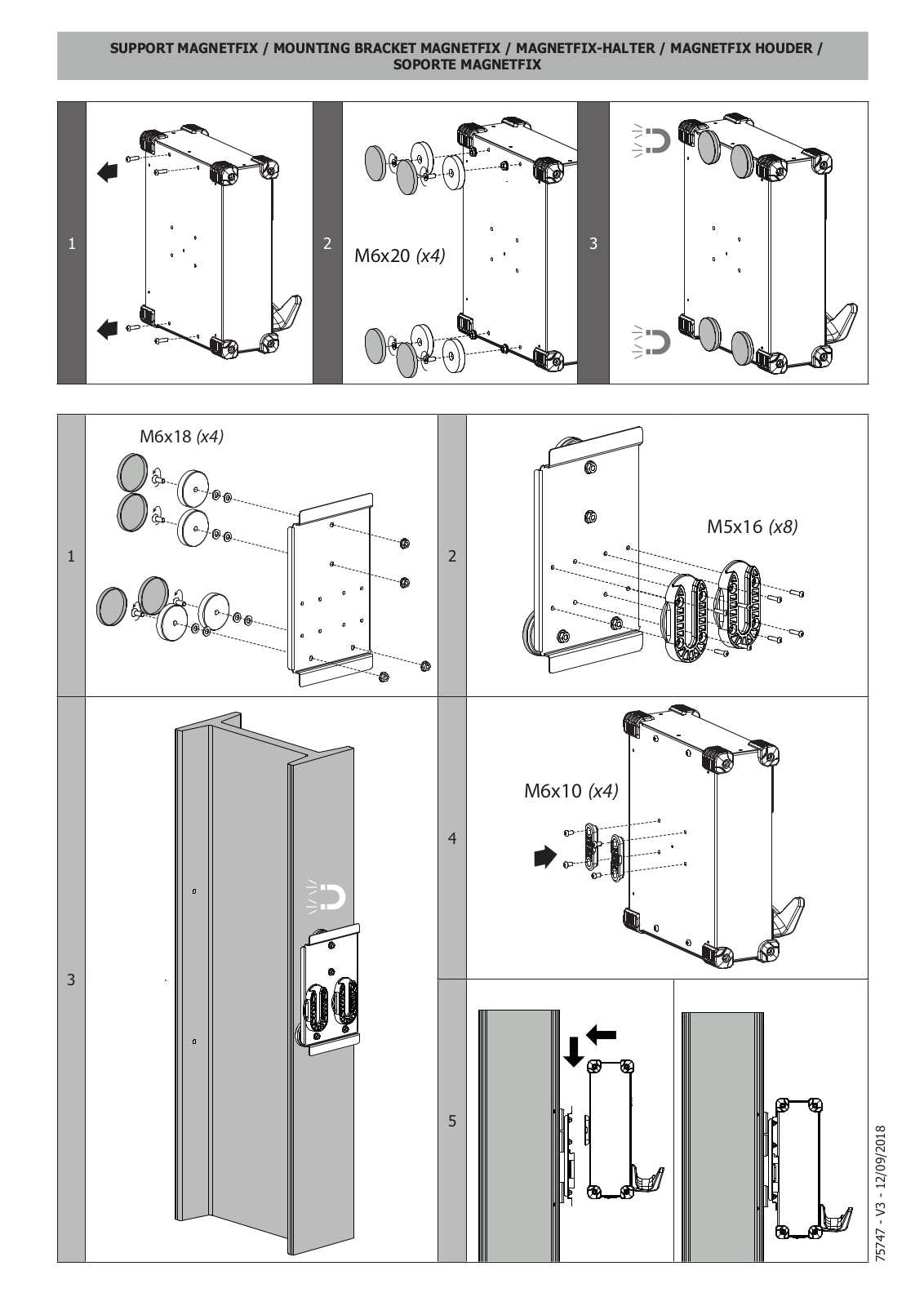 GYS MAGNETFIX 50 MOUNTING KIT FOR VERTICAL GYSFLASH PRO User guide - ManualMachine.com