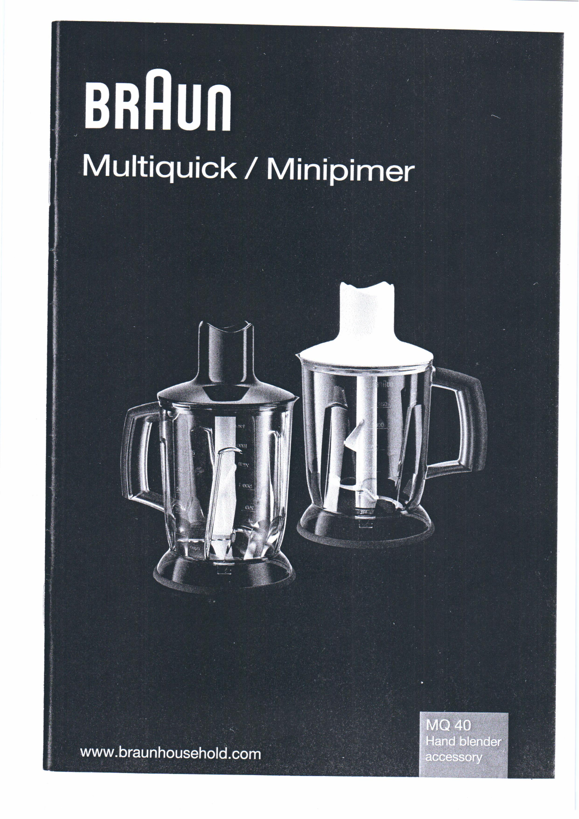 Braun MQ40 User Manual