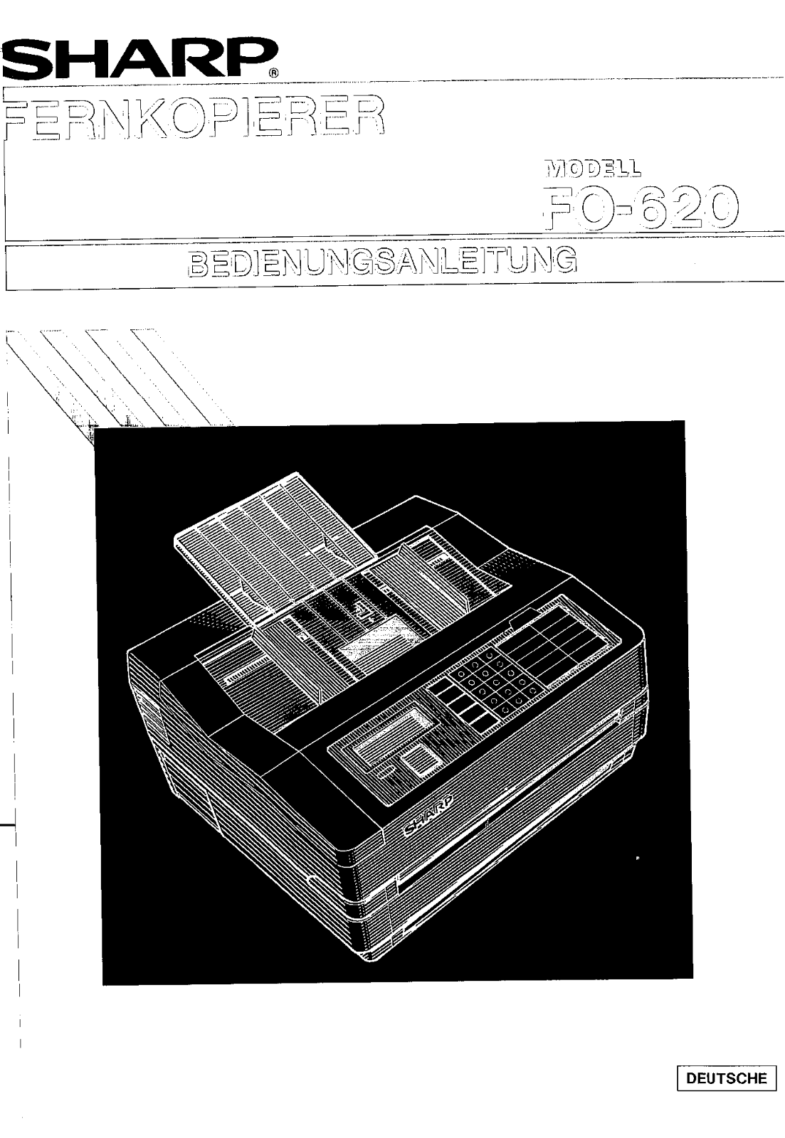 Sharp FO-620 User Manual