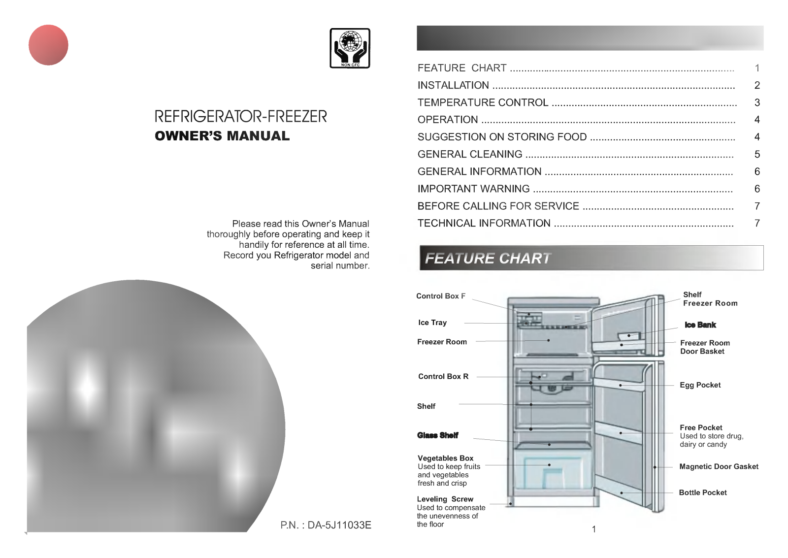 LG LR-202SVF Manual book