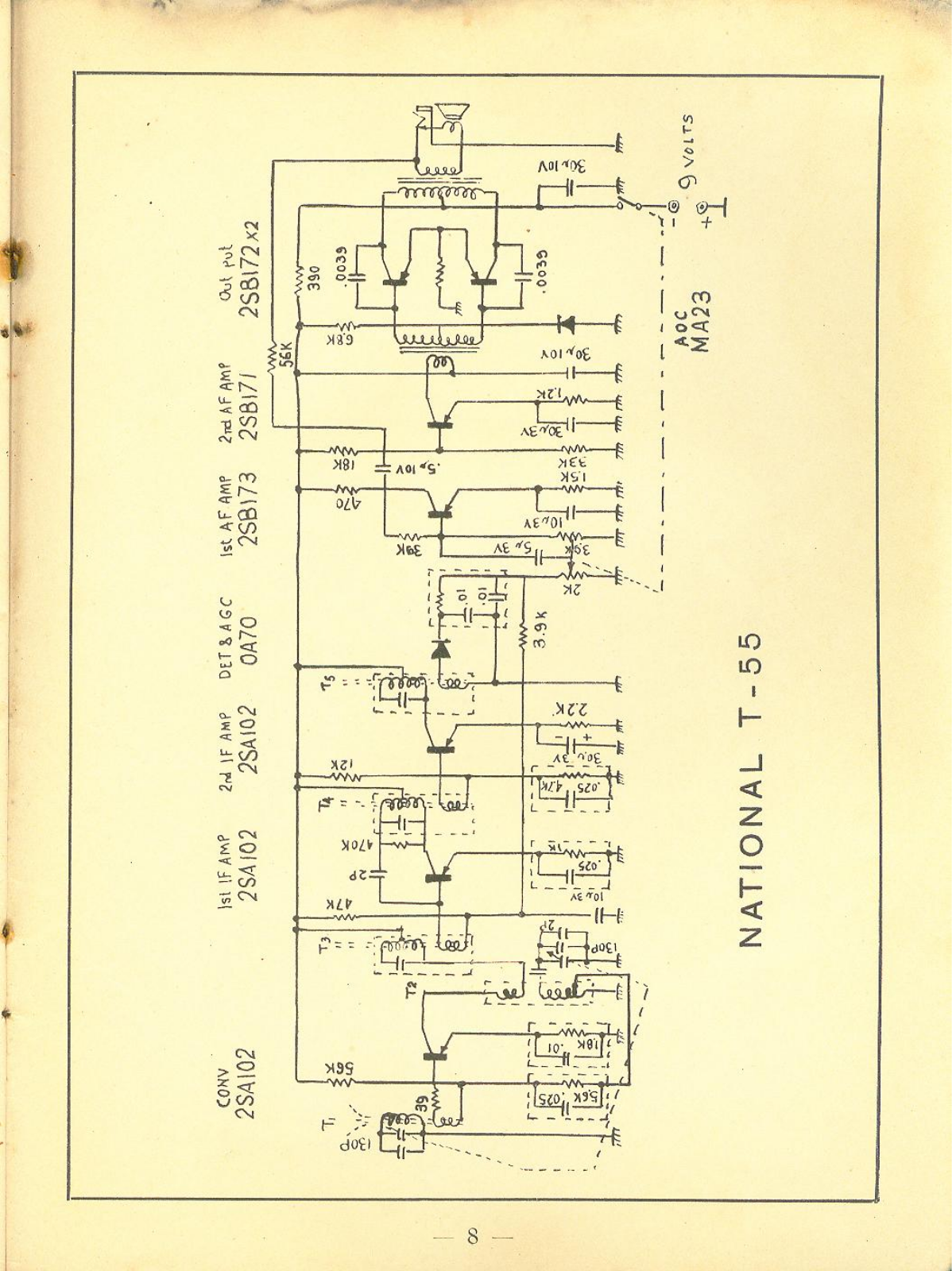 National T-55 Schematic