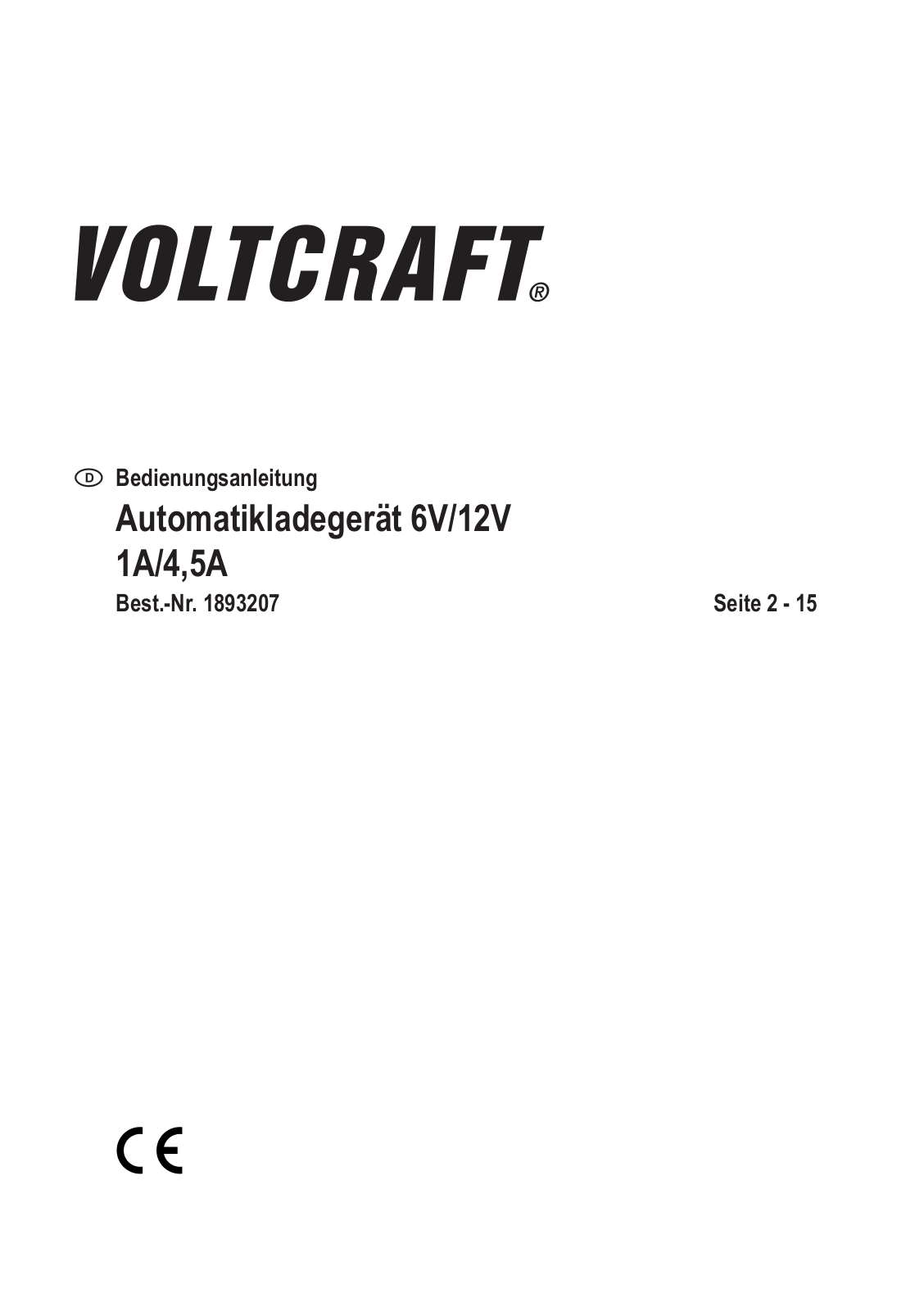 VOLTCRAFT VC-AL450 User guide