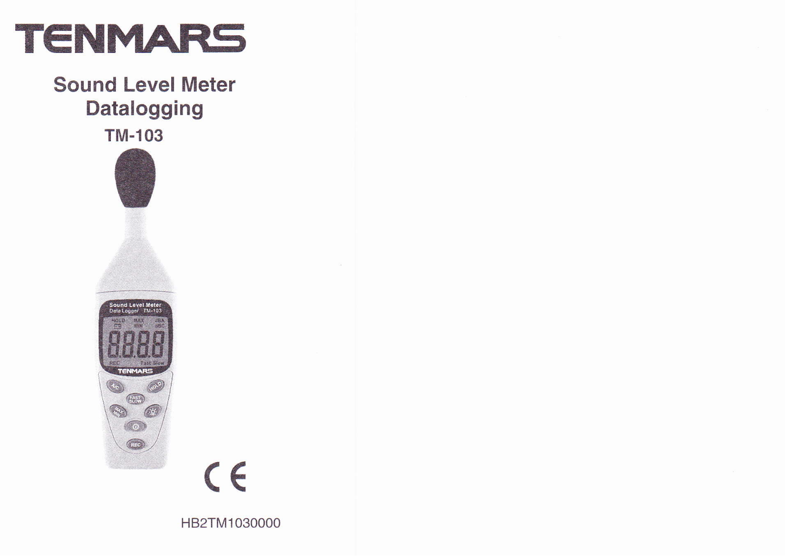 Tenmars TM-103 User Manual - ManualMachine.com
