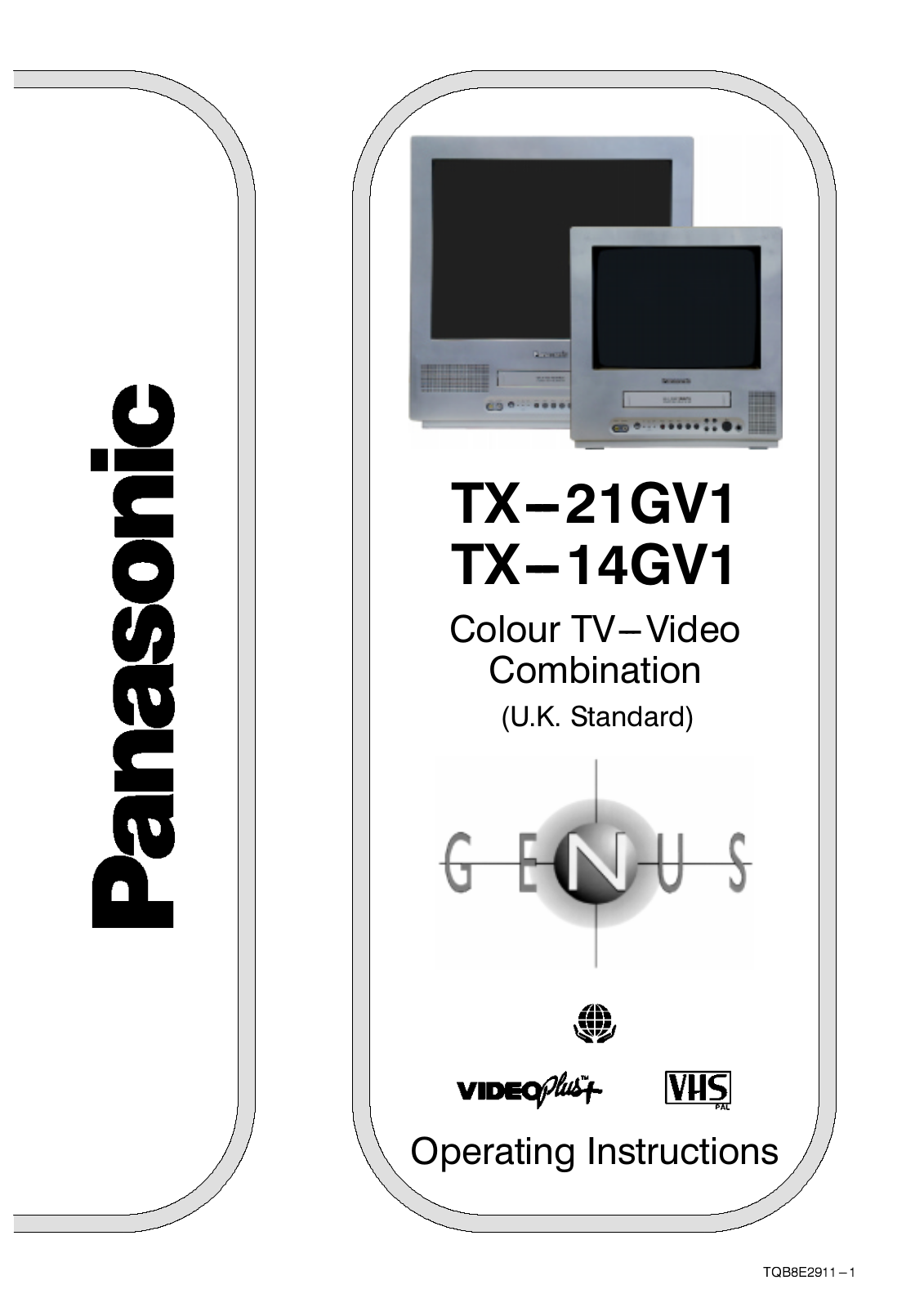 Panasonic TX-21GV1, TX-14GV1 User Manual