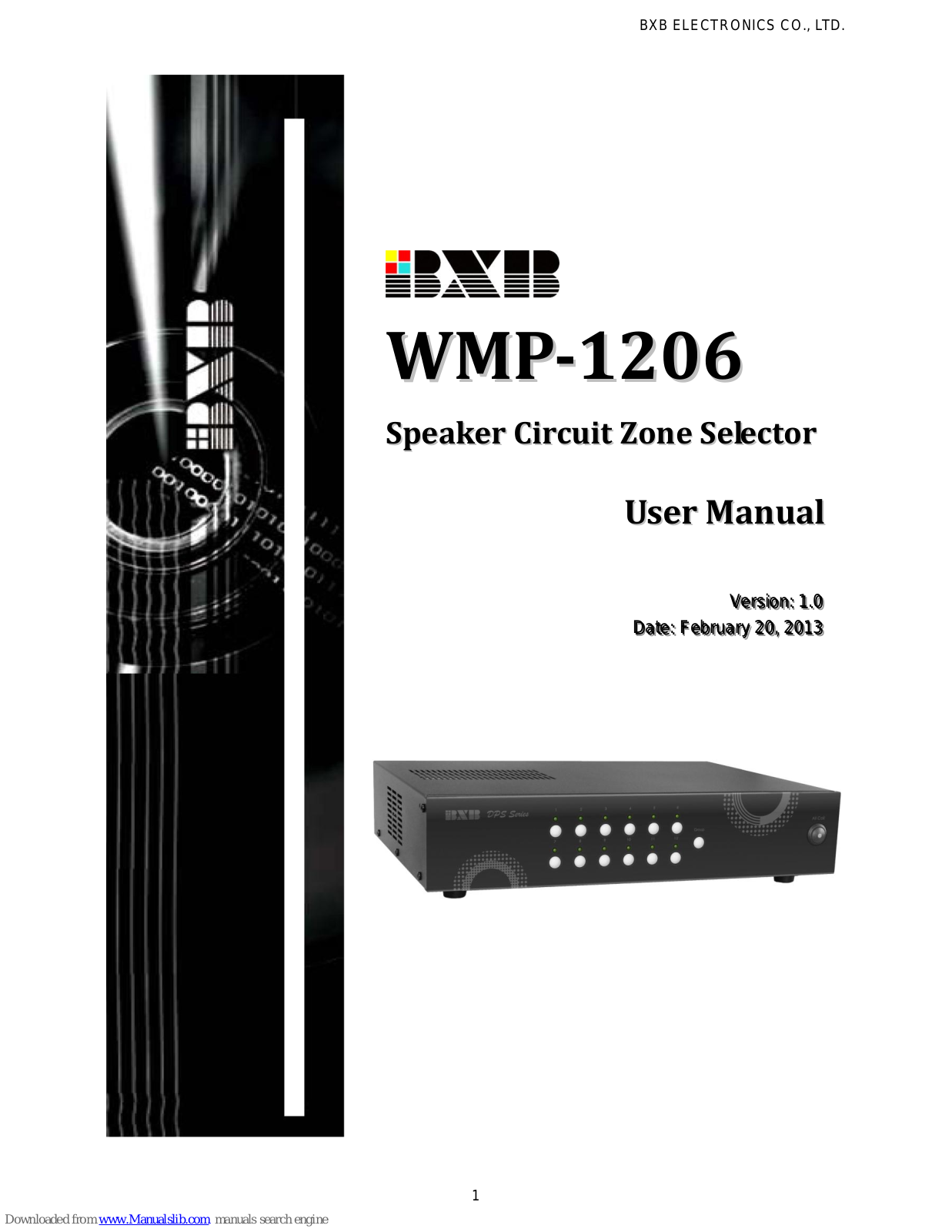 BXB Electronics WMP-1206 User Manual - ManualMachine.com