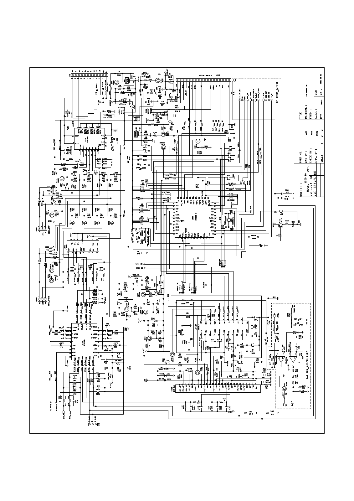 Mystery MMD-684U Schematics MB