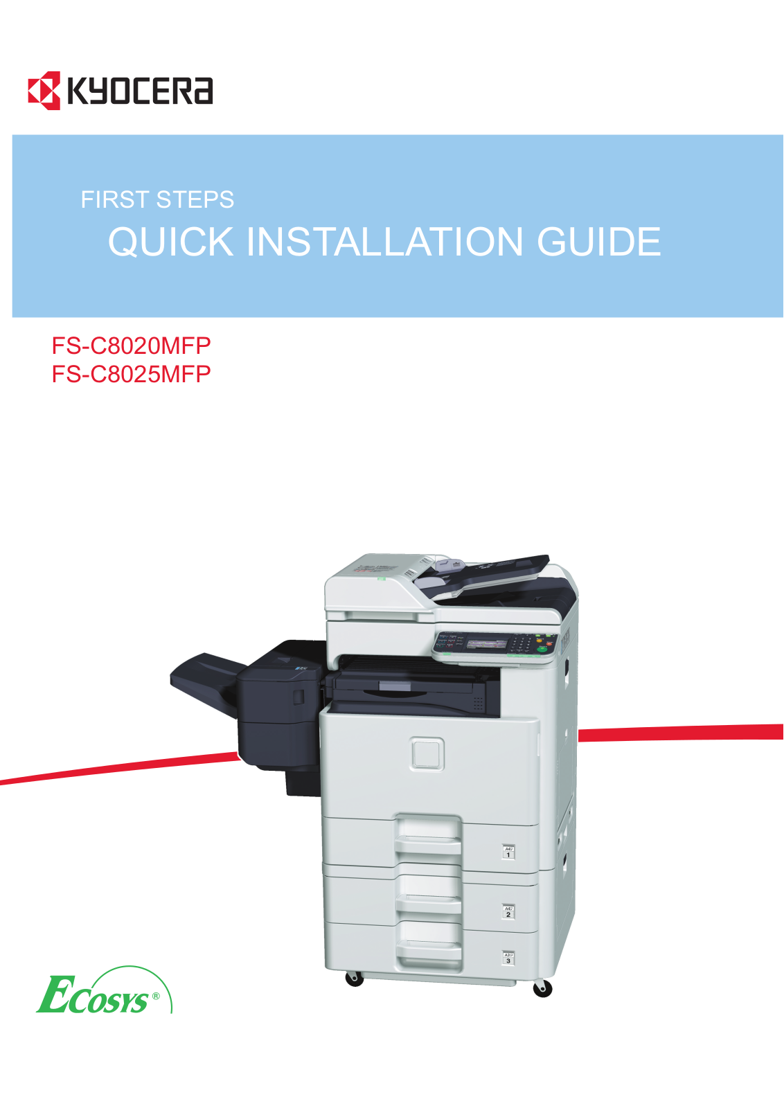 Kyocera FS-C8020MFP, FS-8025MFP Service Manual Rev0