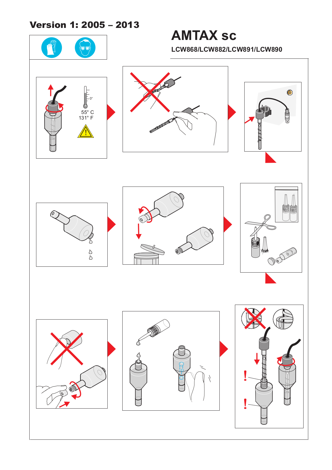 Hach-Lange LCW868, LCW882, LCW891, LCW890 User Manual