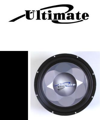 Ultimate Sound TS-1000 Owners manual