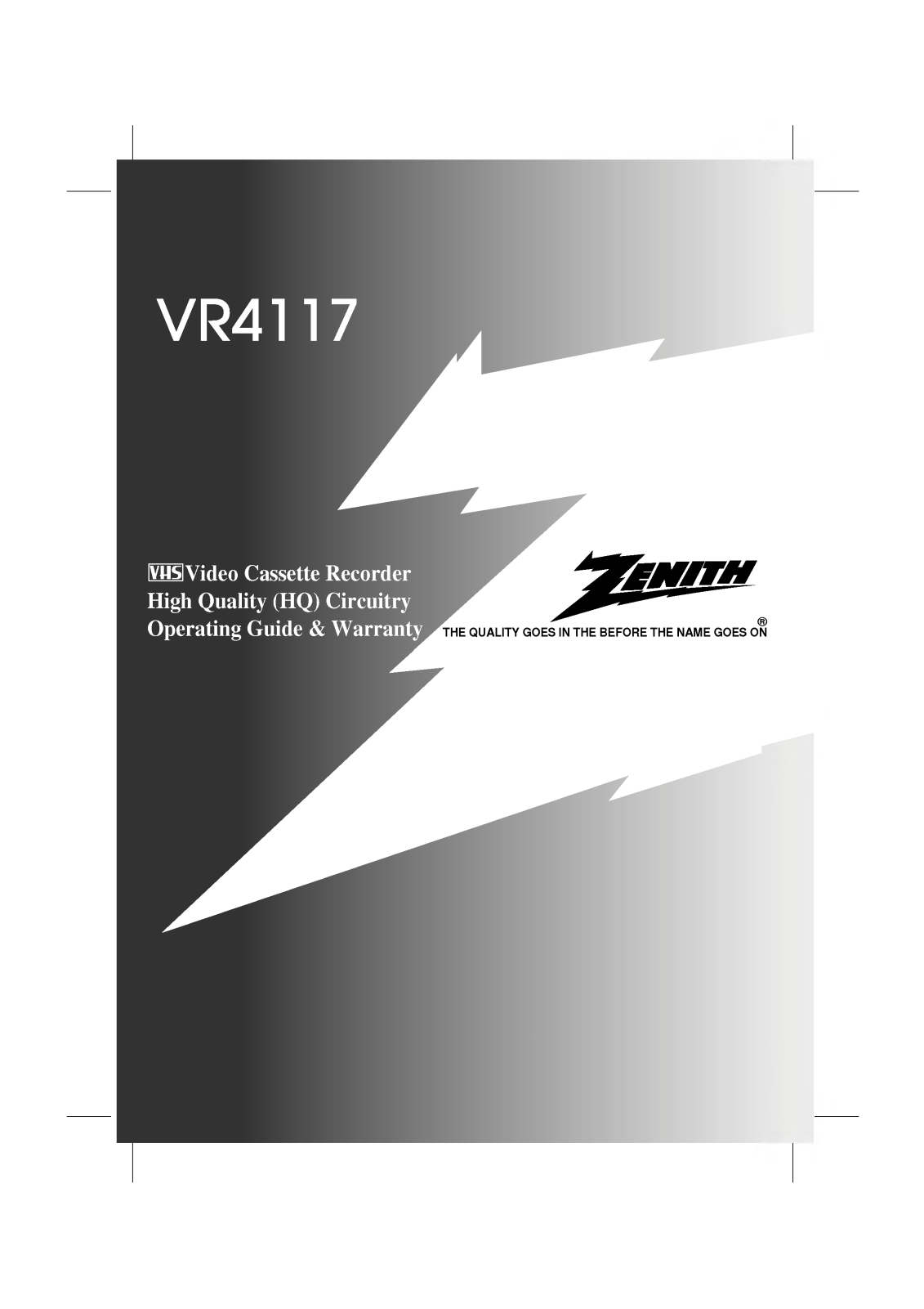 LG VR4117 User Manual