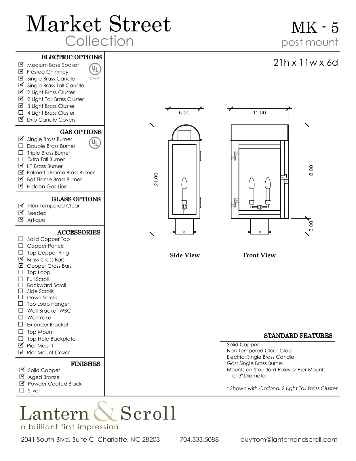 Lantern & Scroll LASC1069 Specifications - ManualMachine.com