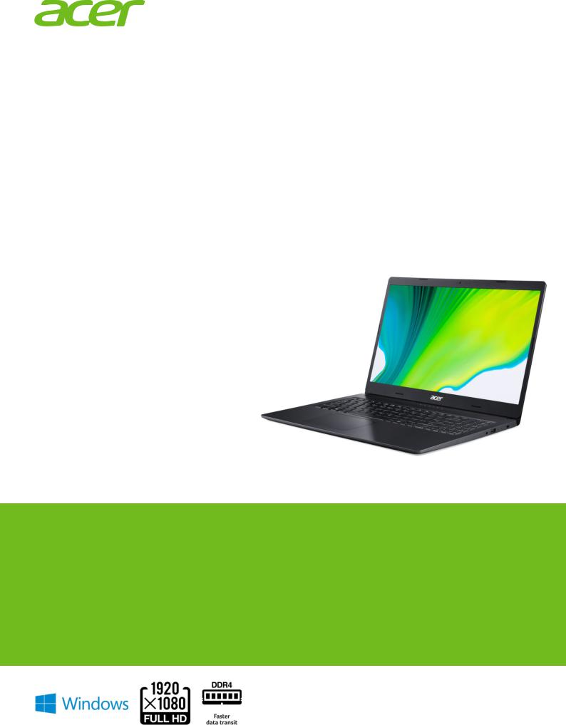 Acer A315-23-R1NM Technical data