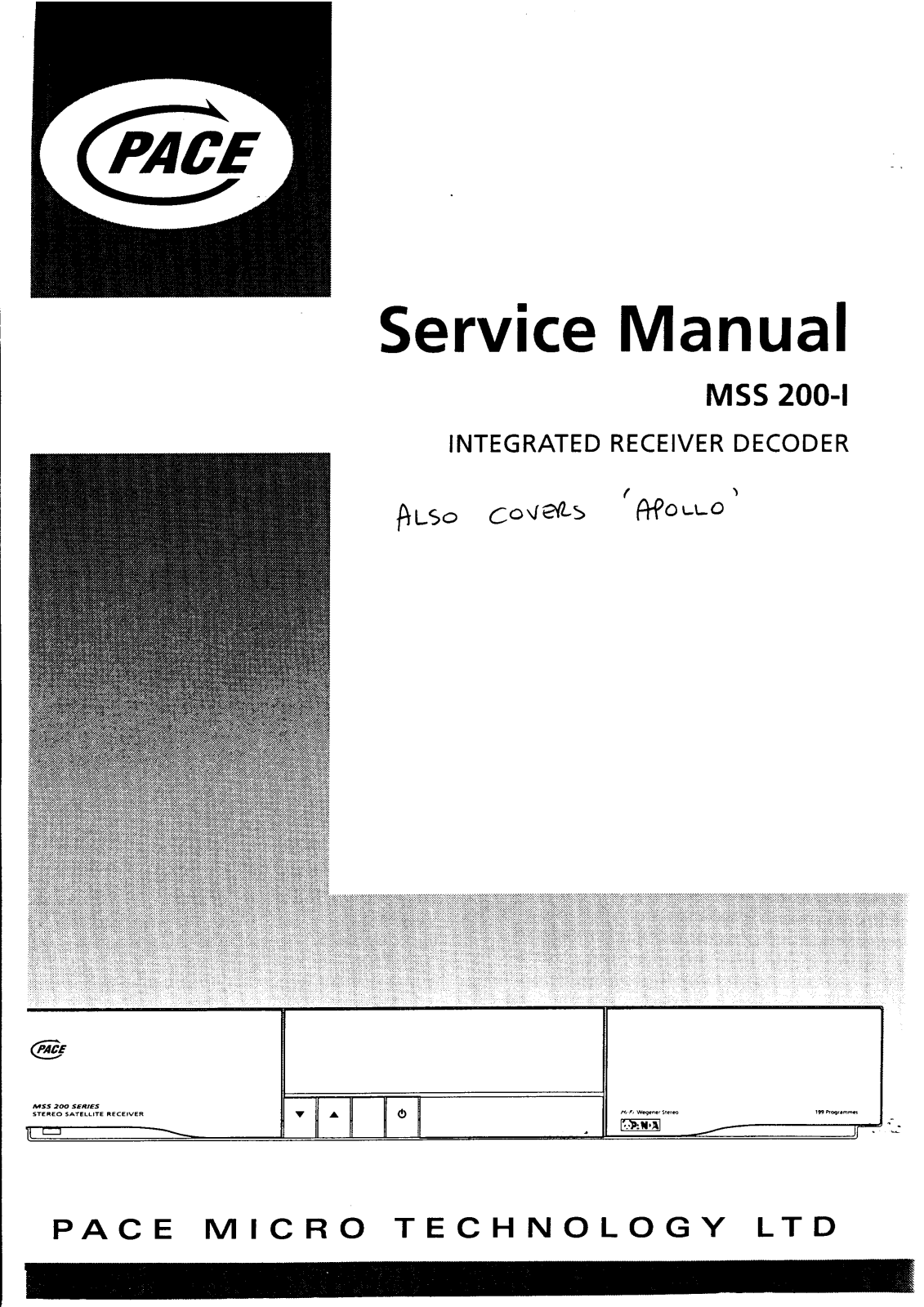 PACE d1 Service Manual