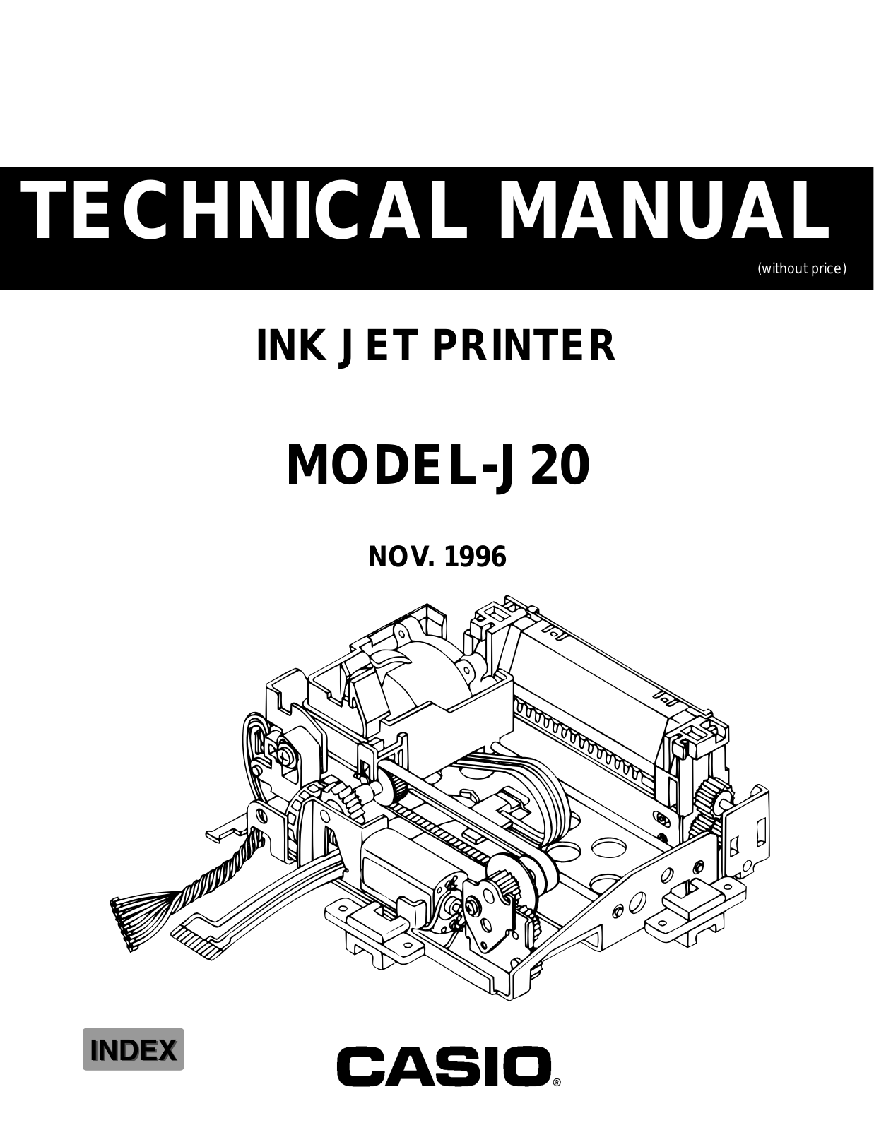 Casio J20 Technical Manual