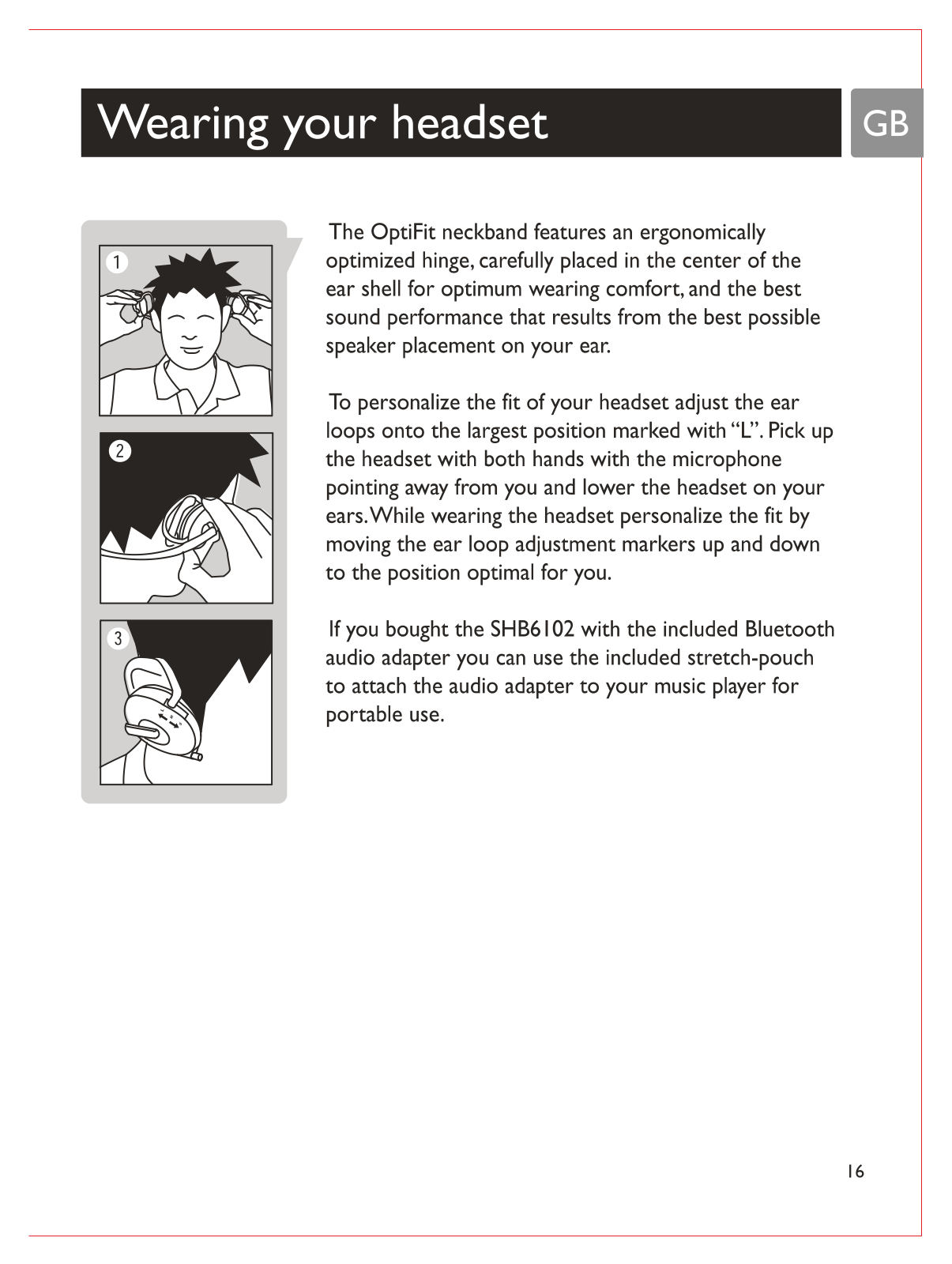 Philips SHB6102, SHB6100, SHB6101 User Manual