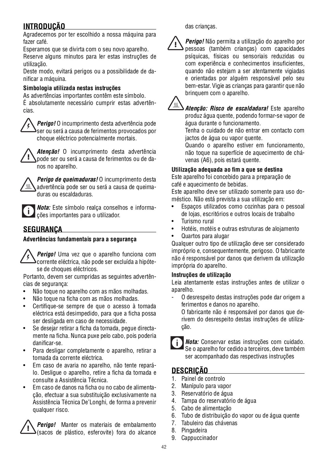 Delonghi ECO 310 Instructions Manual