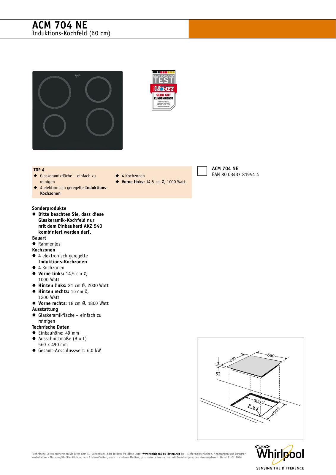 Whirlpool ACM 704/NE User Manual