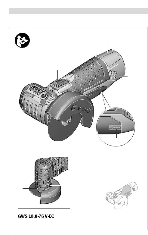 Bosch GWS 10.8-76 V-EC Professional User manual